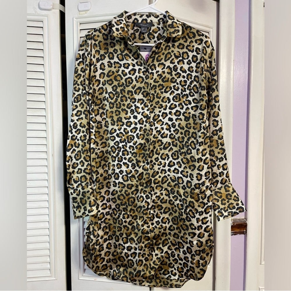 Primark tunic new leopard print